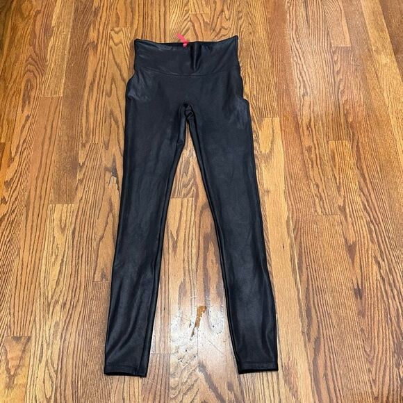 Spanx Faux Leather Leggings | Black - Picture 1 of 6